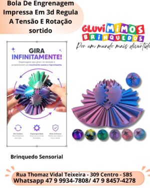 Bola De Engrenagem Impressa Em 3d Regula A Tensão E Rotação -  sortido