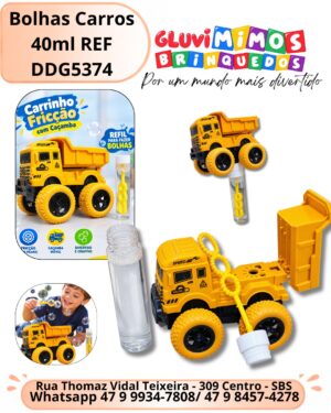 Bolhas Carros 40ml REF DDG5374