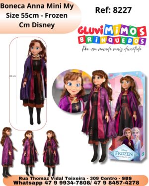 Boneca Anna Mini My Size 55cm - Frozen Cm Disney