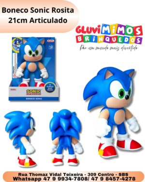 Boneco Sonic Rosita 21cm Articulado