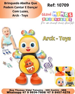 Brinquedo Abelha Que Podem Cantar E Dançar Com Luzes, Arck - Toys