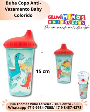 Buba Copo Anti-Vazamento Baby Colorido