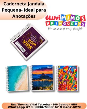 Caderneta Jandaia Pequena- Ideal para Anotações