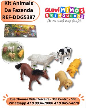 Kit Animais Da Fazenda REF-DDG5387