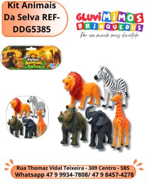 Kit Animais Da Selva REF-DDG5385
