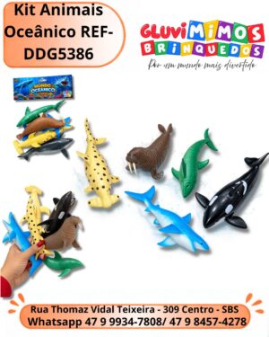 Kit Animais Oceânico REF-DDG5386
