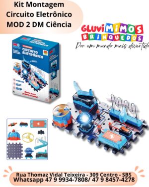 Kit Montagem Circuito Eletrônico MOD 2 DM Ciência