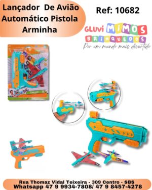 Lançador De Avião Automático Pistola Arminha