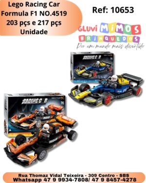 Lego Racing Car Formula F1 NO.4519 203 pçs e 217 pçs Unidade
