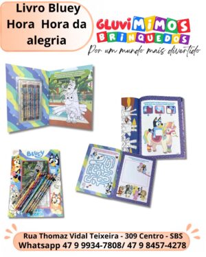 Livro Bluey Hora  Hora da alegria