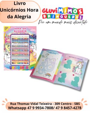 Livro Unicórnios Hora da Alegria
