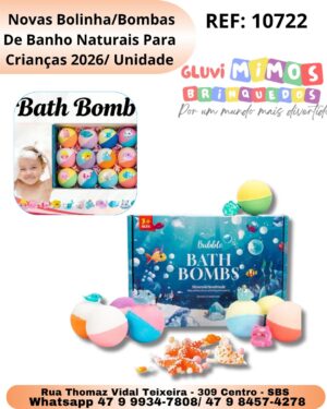 Novas Bolinhas/ Bombas De Banho Naturais Para Crianças 2026/ Unidade