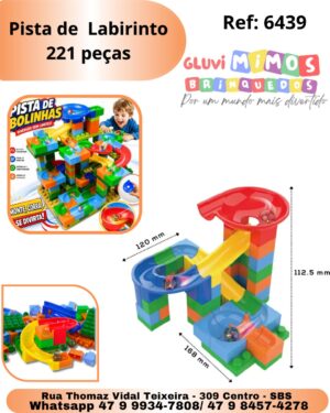 Pista de  Labirinto 221 peças