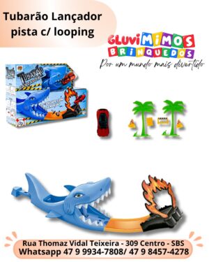 Tubarão Lançador pista c/ looping