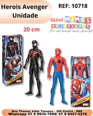 Herois Avenger Aranha Unidade 20 cm