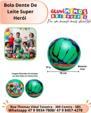 Bola Dente De Leite Super Herói - vinil