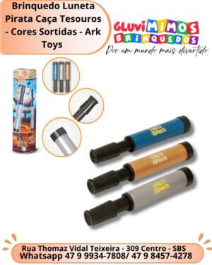 Brinquedo Luneta Pirata Caça Tesouros - Cores Sortidas - Ark Toys