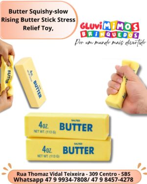 Butter Squishy-slow Rising Butter Stick Stress Relief Toy,