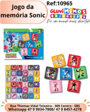 Jogo da memória Sonic